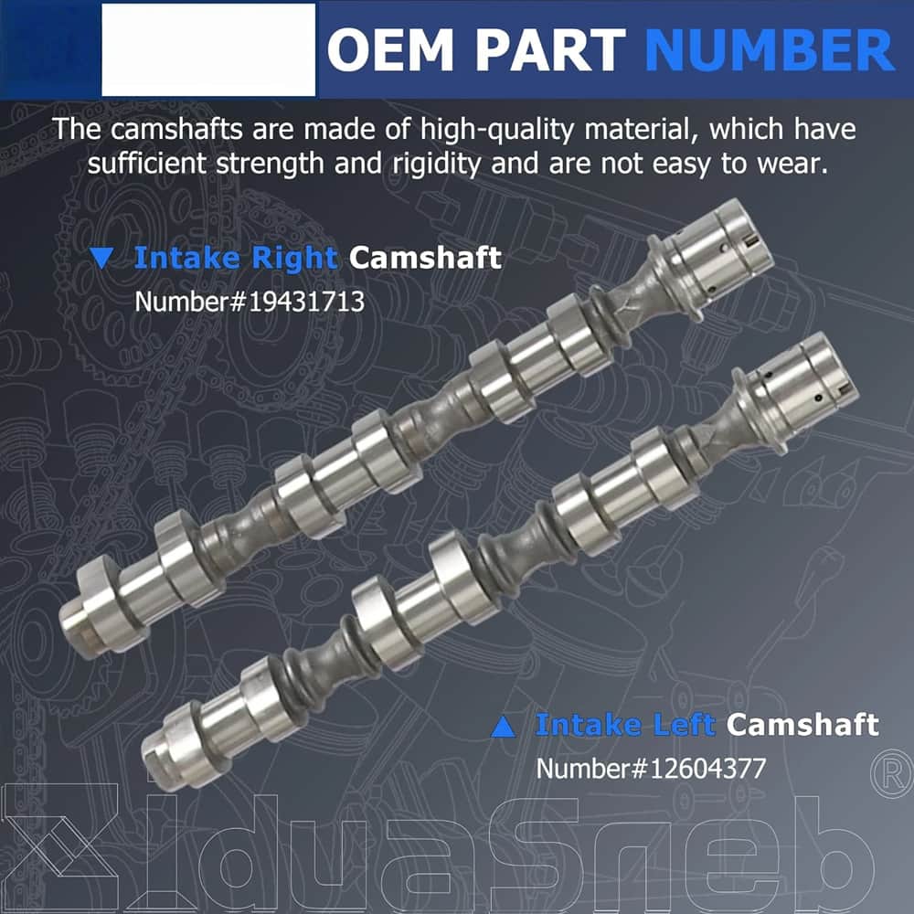 Intake Camshaft Fit GM 3.0L 3.6L V6 Buick Lacrosse Cadillac CTS SRX Chevy Malibu Equinox
