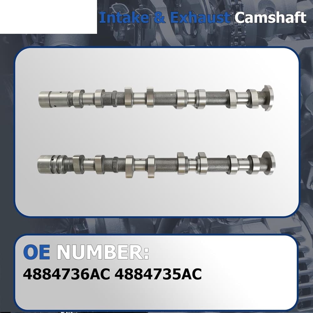 Intake Exhaust Camshaft Set Fit Jeep Compass Patriot 2.4L Chrysler Dodge 2007-2017 Engine Cam Shaft Parts
