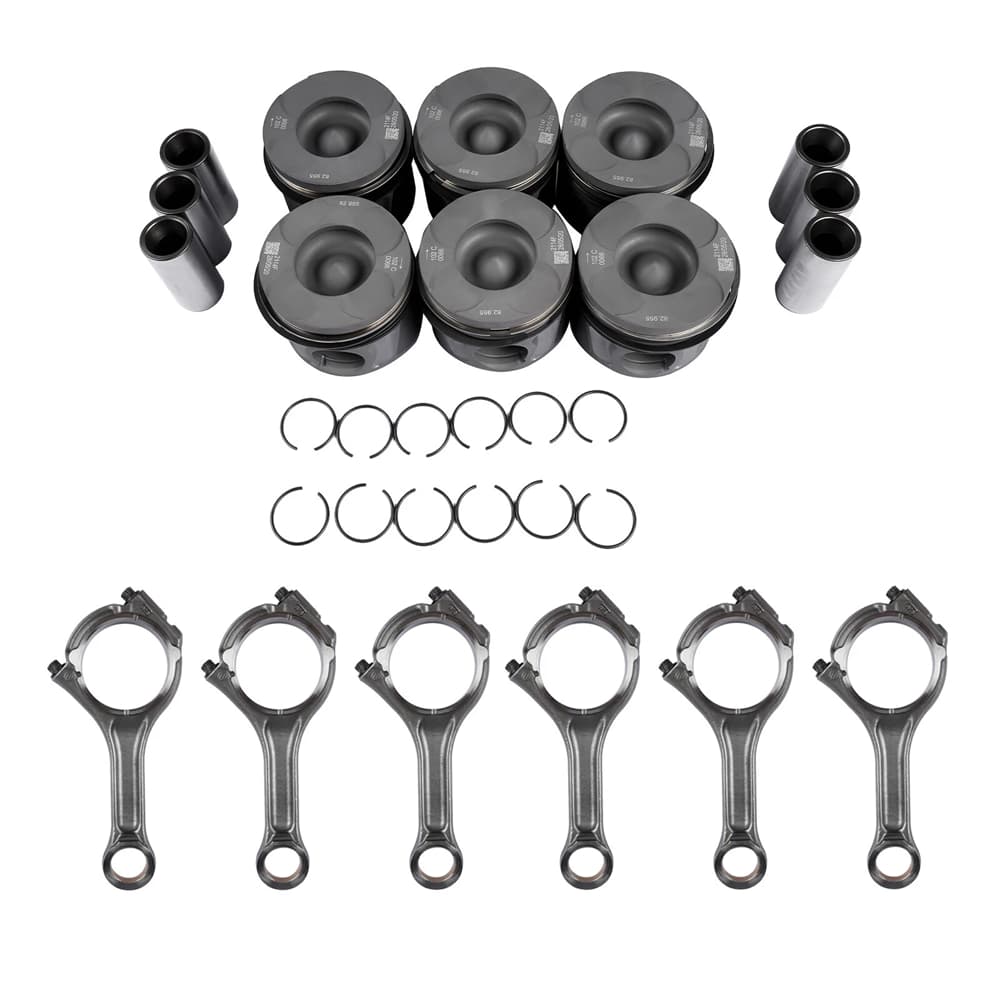 Jeep 3.0L Piston With Rings And Connecting Rod Kit