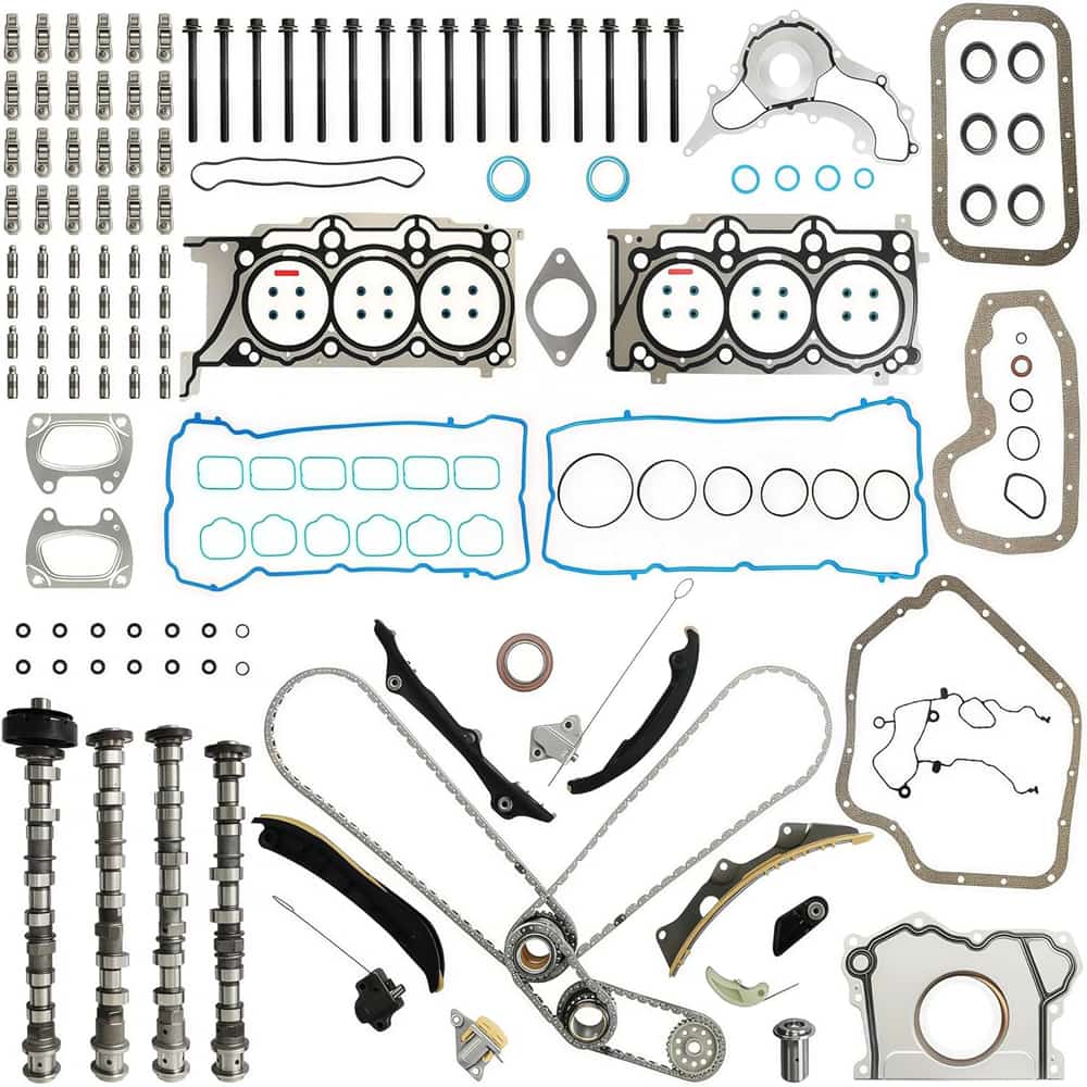 Jeep 3.6 Camkshaft Overhaul Kit With Timing Chain Kit Valve Lifter 