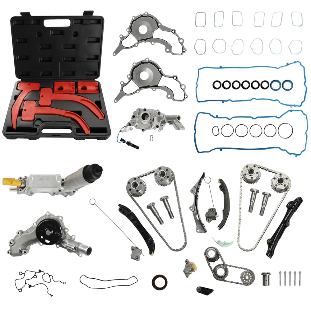Jeep 3.6 Engine Timing VVT Water Pump Oil Pump Oil Filter Tool Box