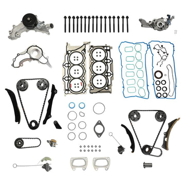 Jeep 3.6L Engine Overhaul Kit With Timing Sprocket VVT Water Pump Oil Pump Complete Engine Repair Parts