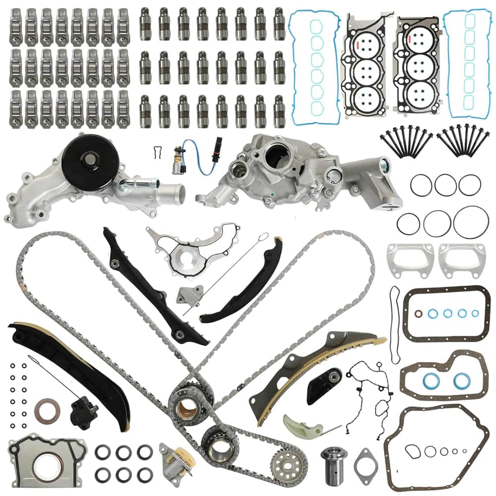 Jeep 3.6 Engine Timing Chain Kit Includes Oil Pump Water Pump Lifters Rocker Arms And Gasket Set