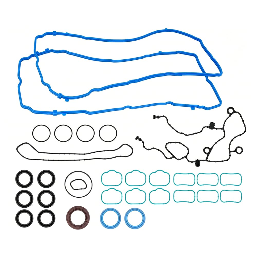 Jeep 3.6L Valve Cover Gasket Set with Crankshaft Front Seal and Water Pump Gasket
