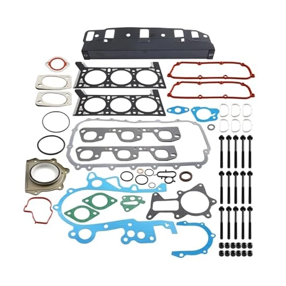 Jeep 3.8L Engine Gasket Set Includes Cylinder Block Gasket, Timing Cover Gasket & Cylinder Head Bolts