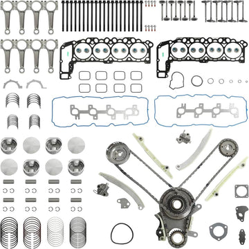 Jeep 4.7 Full Engine Overhaul Kit With Timing Chain Kit Piston Connecting Rod 