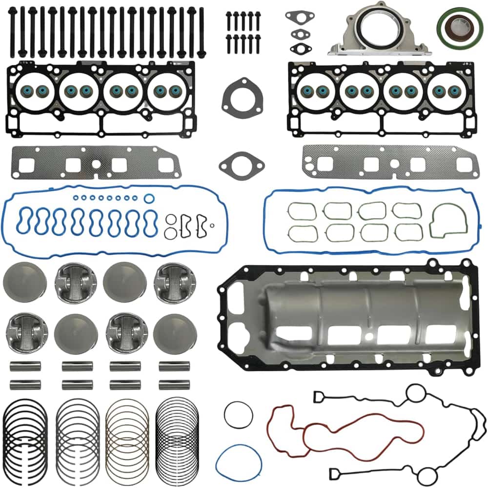 Jeep 5.7 Engine Rebuild Kit Piston Oil Pan
