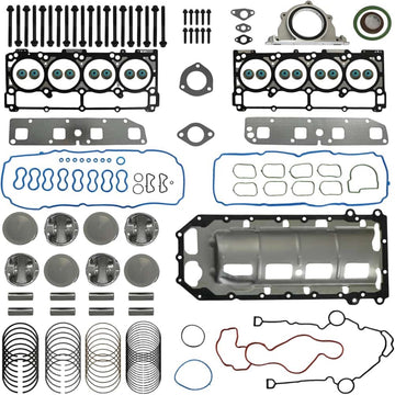 Jeep 5.7 Engine Rebuild Kit Piston Oil Pan