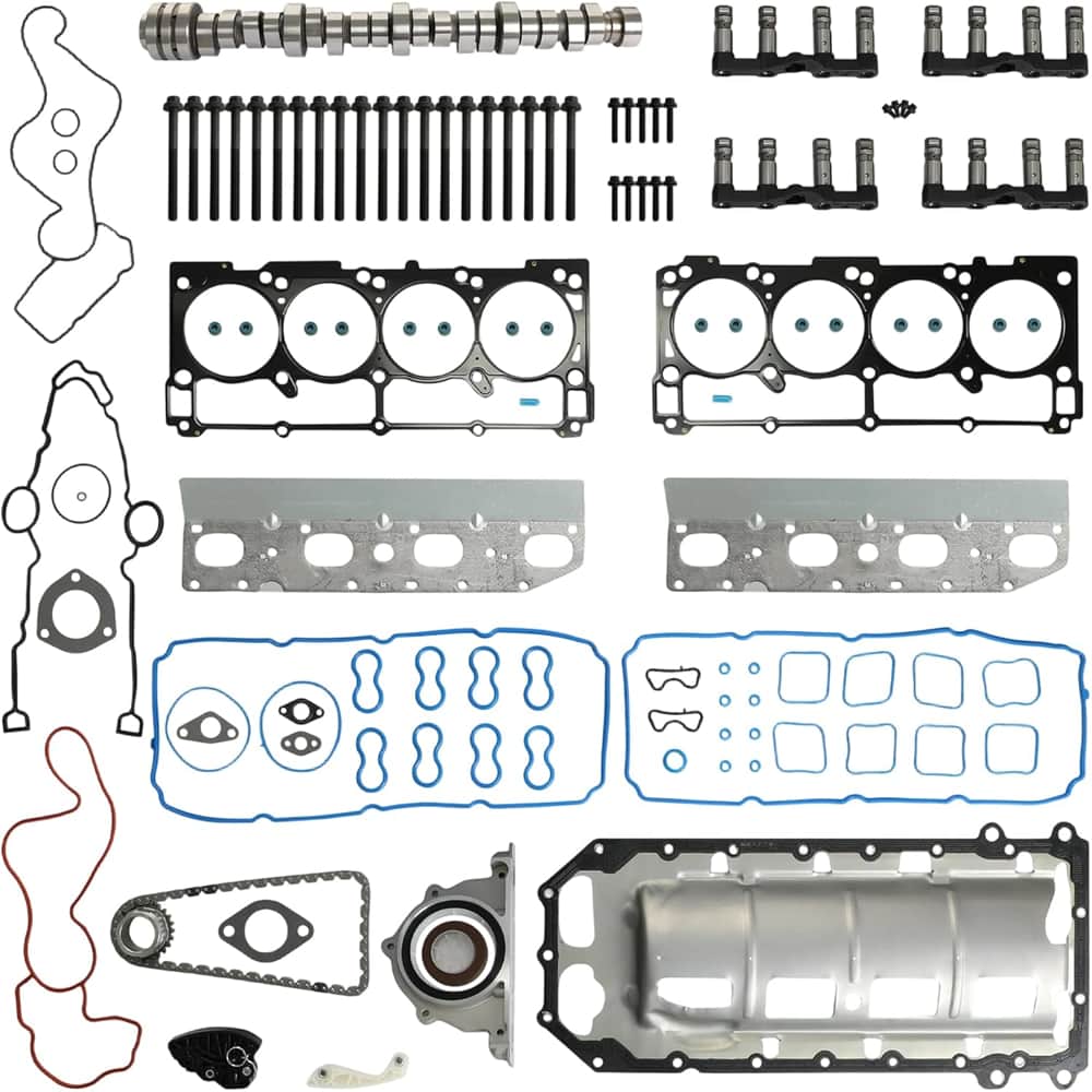 Jeep 5.7 MDS Camshaft Kit With Timing Chain  Valve Lifter Oil Pan