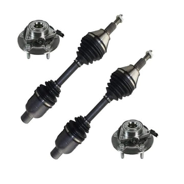 Jeep Front Drive Shaft and Wheel Hub Bearing Kit 