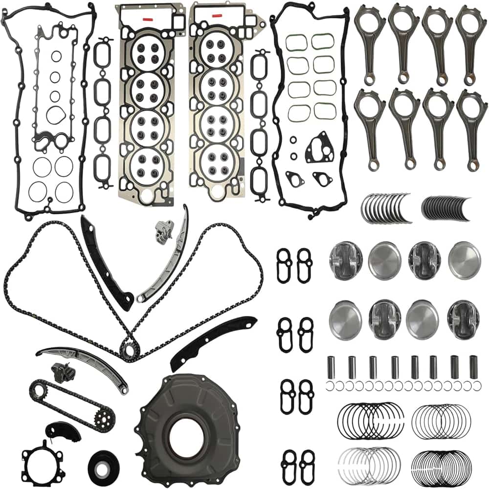 Land Rover 5.0 508PS Complete Engine Overhaul Kit Timing Kit Piston Connecting Rod