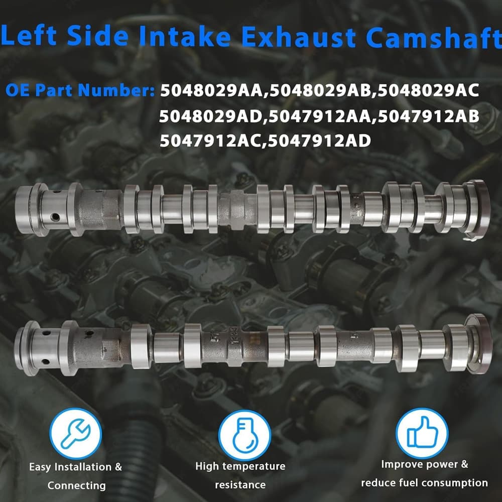 4PCS left right intake exhaust camshaft kit auto engine overhaul replacement spare parts

