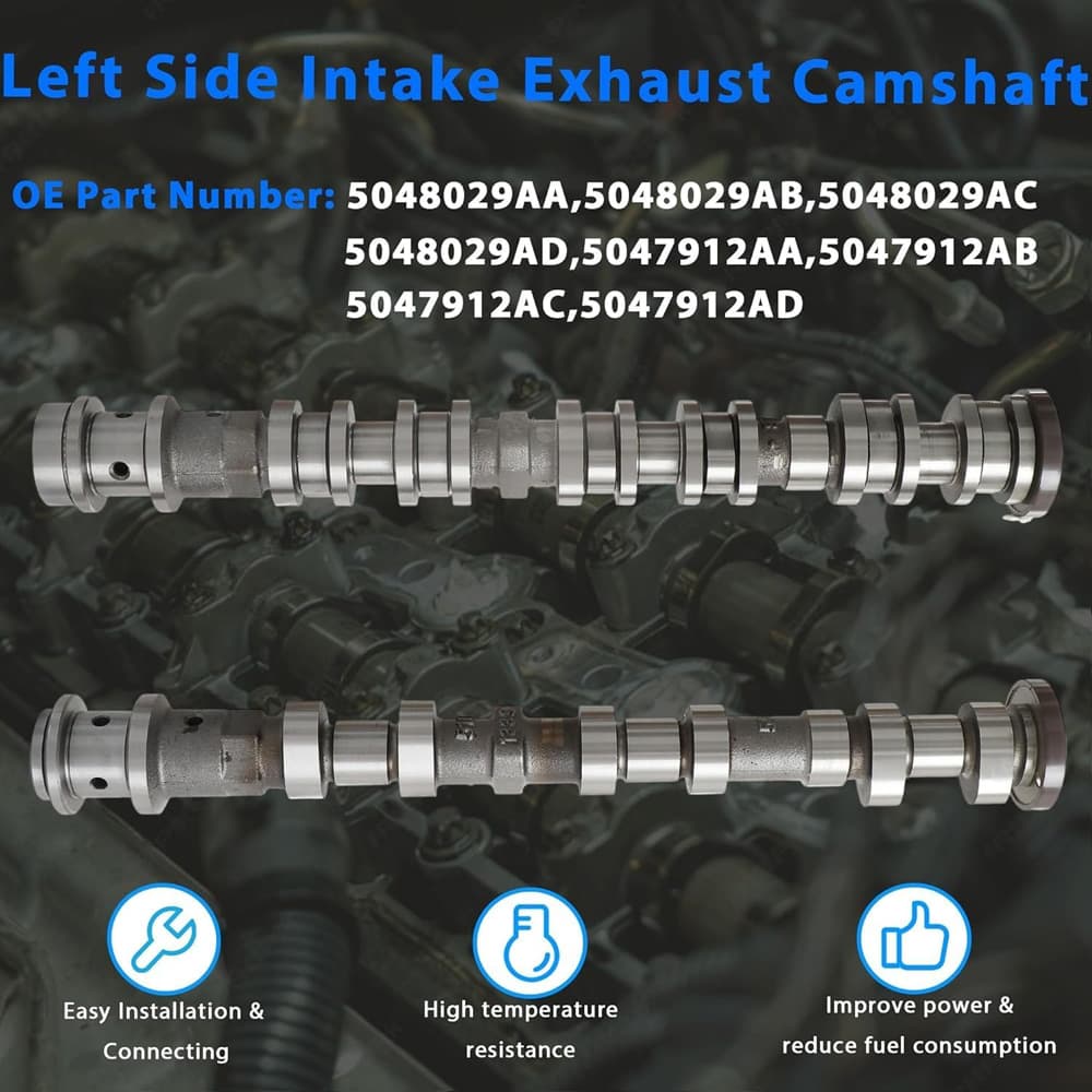 3.6L Pentastar 4Pcs Complete Left & Right Intake Exhaust Camshaft Set
