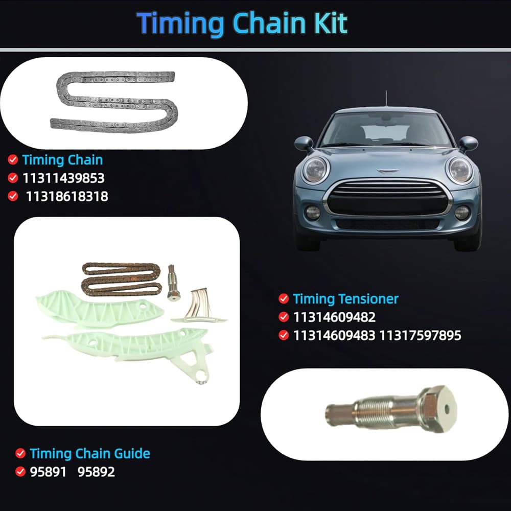 Mini Cooper 1.6L N18 Timing Chain Kit Engine Timing Repair Set
