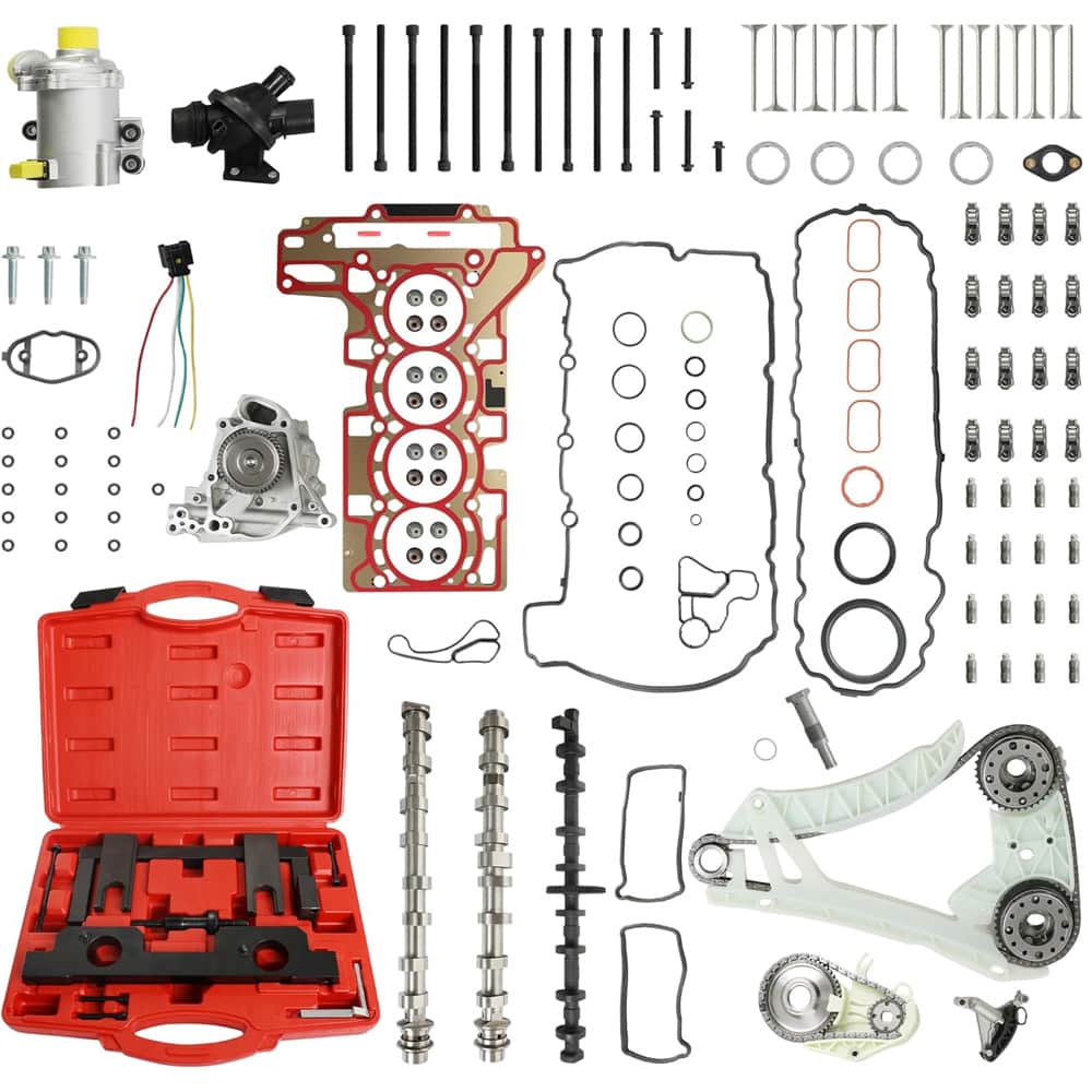 N20 2.0T Engine Rebuild Kit Cam Valves Lifters Rocker Timing Chain Tool Oil Water Pump Fit BMW X1 X3 X5 Z4 328i
