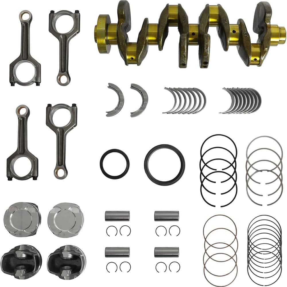 N20 2.0L Engine Rebuild Kit Crankshaft Connecting Rods Main Bearings Pistons For BMW 220I 328I 528I X1‑X4
