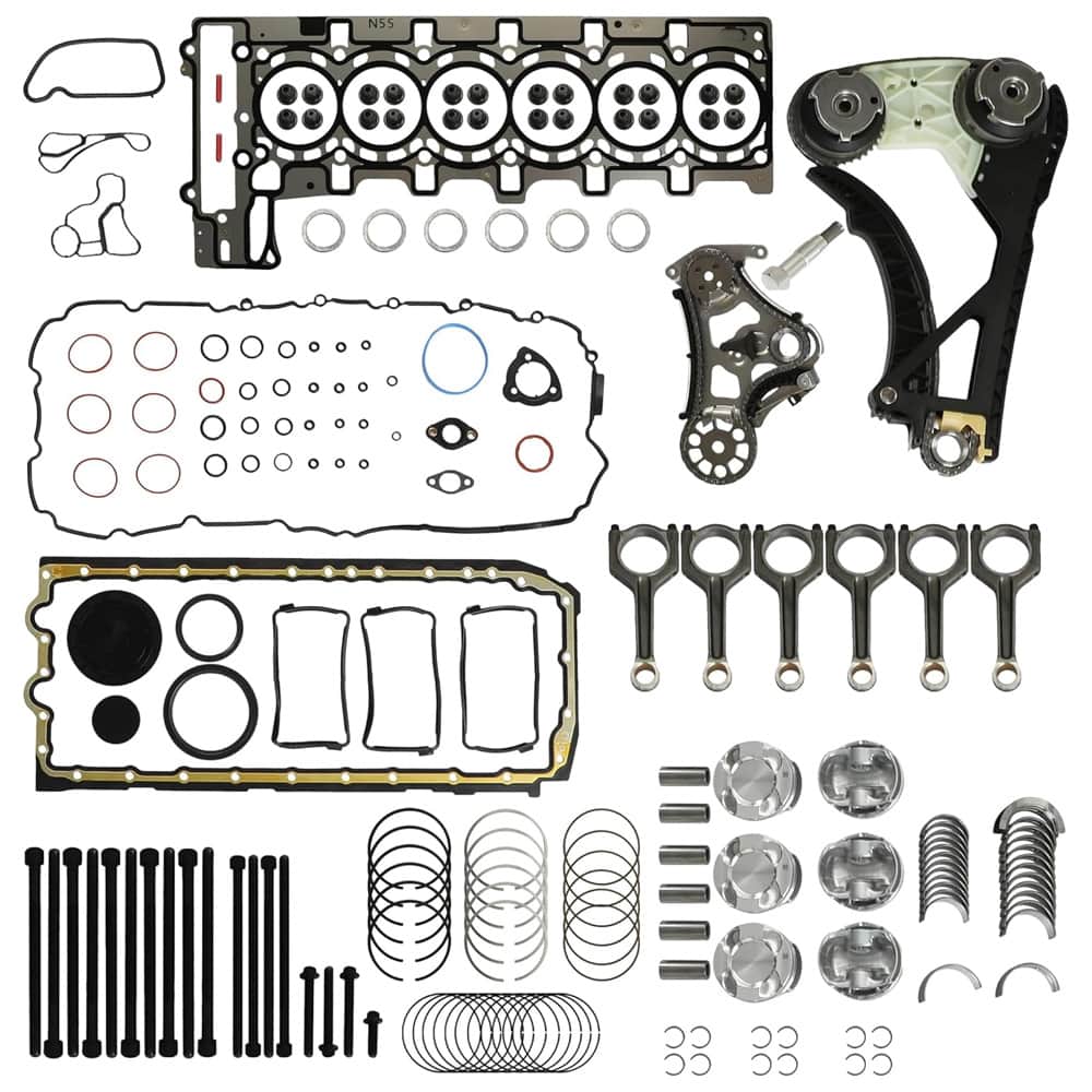 The Ultimate N55 3.0L Engine Restoration Kit: Head Gasket, Timing Chain, Pistons & Rods
