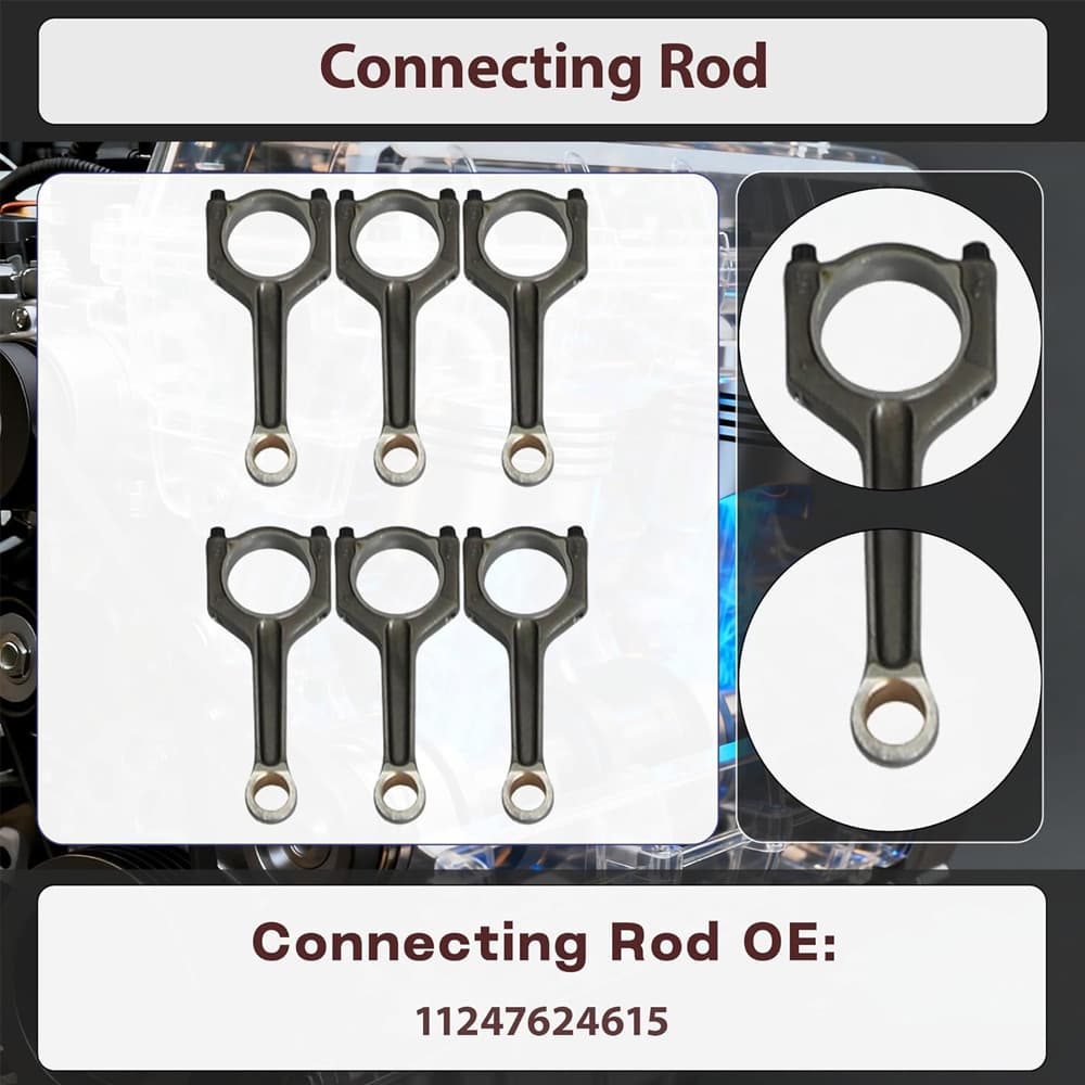 N55 3.0L Connecting Rod Set BMW N55B30 Engine

