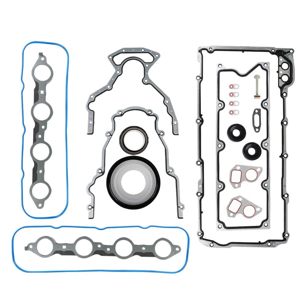 Complete gasket set featuring an oil pan gasket, Gen III valley cover gasket, and front timing cover gasket, designed to prevent leaks and ensure a precise seal for your engine's critical areas.