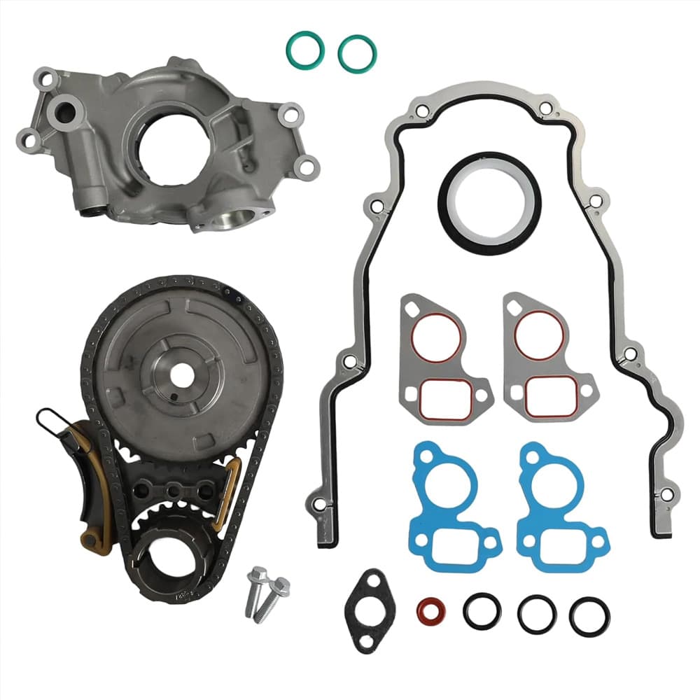 M295HV Oil Pump Timing Chain Kit Timing Cover Gasket GM 4.8 5.3 6.0 6.2L
