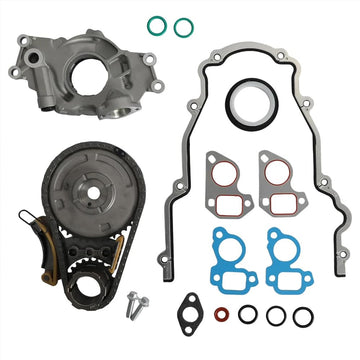 M295HV Oil Pump Timing Chain Kit Timing Cover Gasket GM 4.8 5.3 6.0 6.2L
