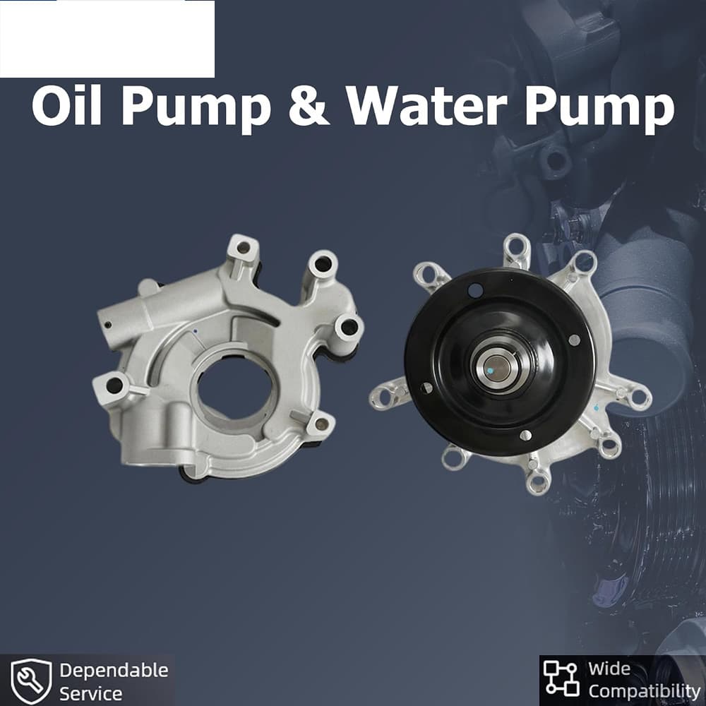 Oil & Water Pump Kit Fit Jeep Dodge 4.7L V8 1999-2007 Engine Lubrication Cooling Replacement Pumps
