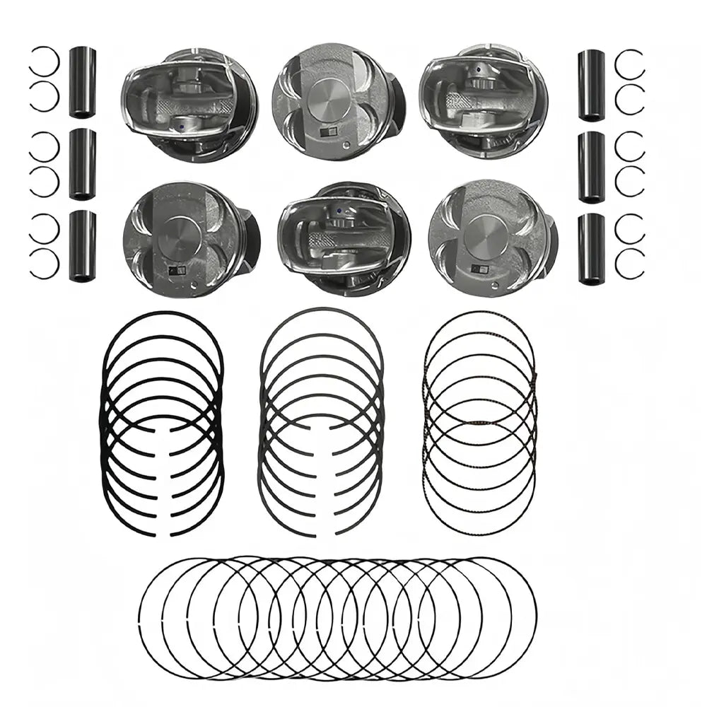Engine Piston & Ring Set with Piston Pin for Jeep Dodge Chrysler 3.6L V6 Pentastar 2011-2015
