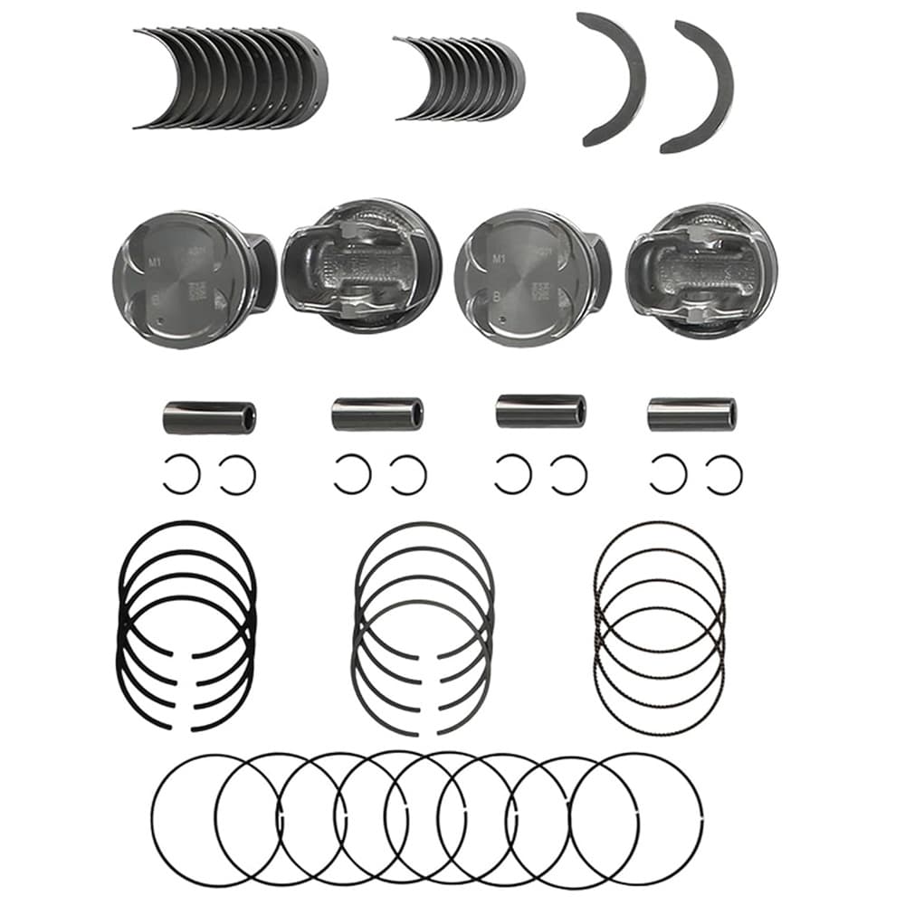 Engine Piston Main and Connecting Rod Bearings Replacement Kit
