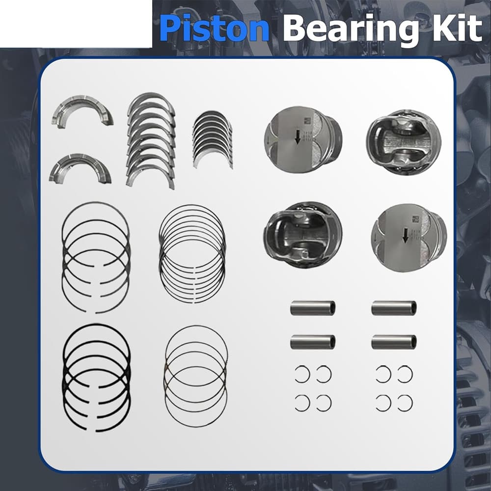 GM 2.4L Piston Rings Set Fit Buick LaCrosse Regal Chevy Malibu Captiva Saturn 2008-2017 DOHC
