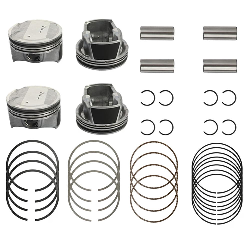 Kit Includes: Crankshaft, connecting rods, piston assemblies, piston rings, head gasket set OE# ES73257 plus installation hardware
