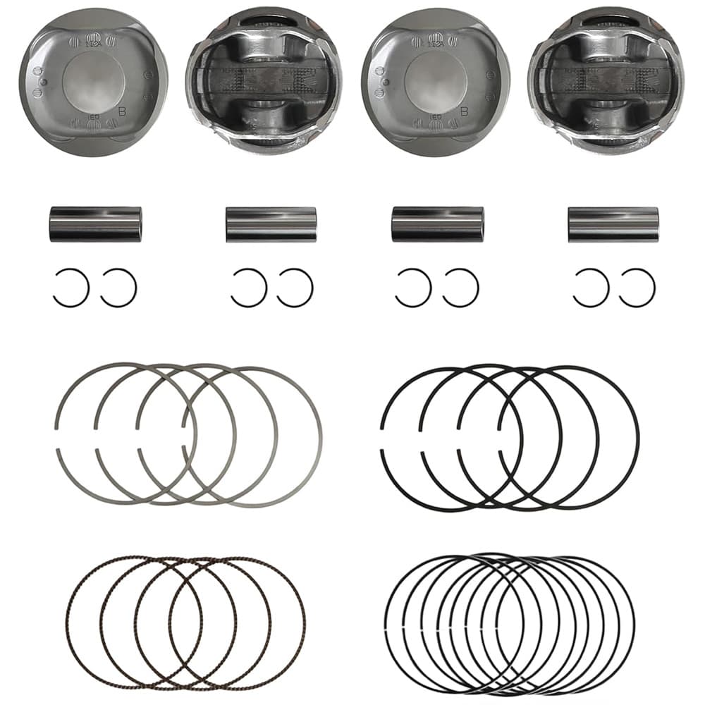 Crankshaft Connecting Rod Bearing Pistons Set for Toyota 2AZ‑FE 2.4L Camry Corolla Matrix RAV4 Solara Scion TC XB 2005‑2010