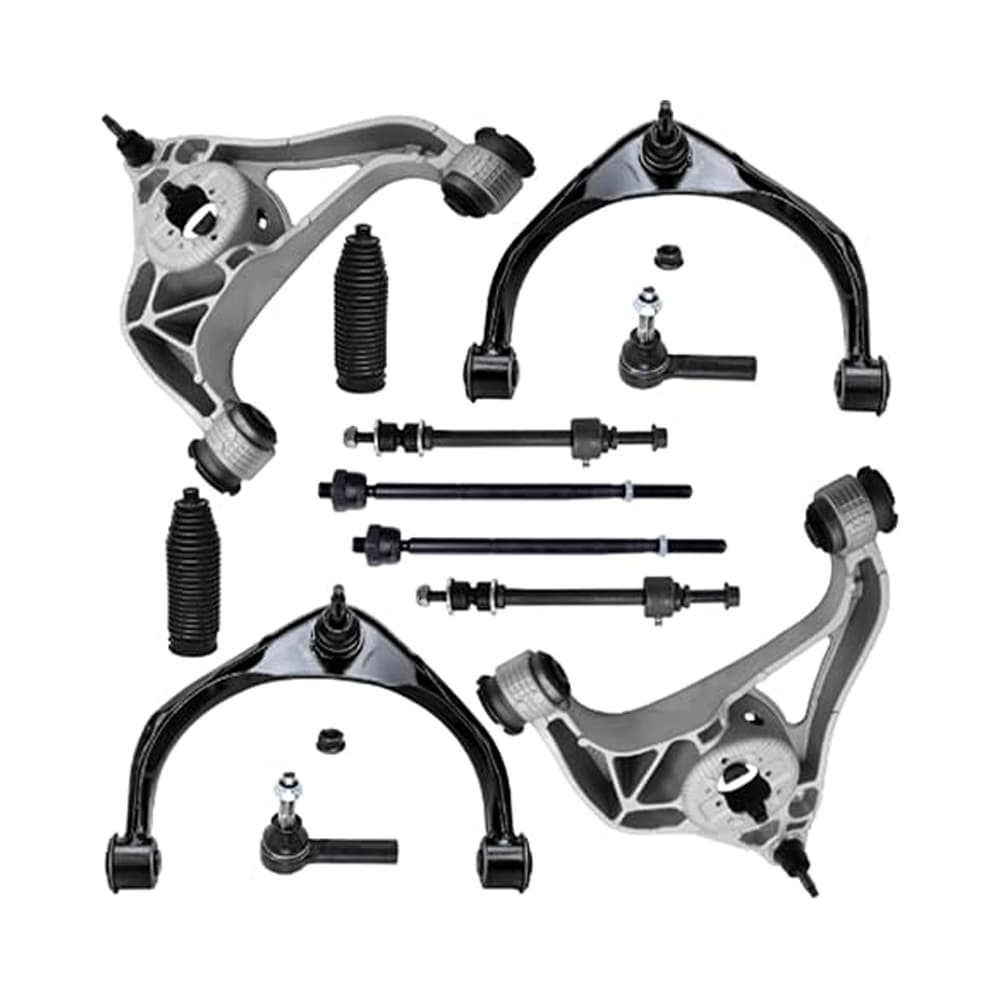Ram  Front Suspension Kit Upper Lower Control Arms Tie Rods Sway Bar Links