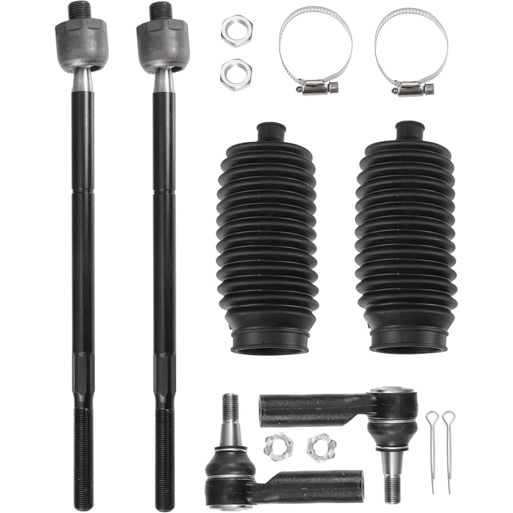 Ram Inner & Outer Tie Rod Ends Kit with Steering Rack Boots