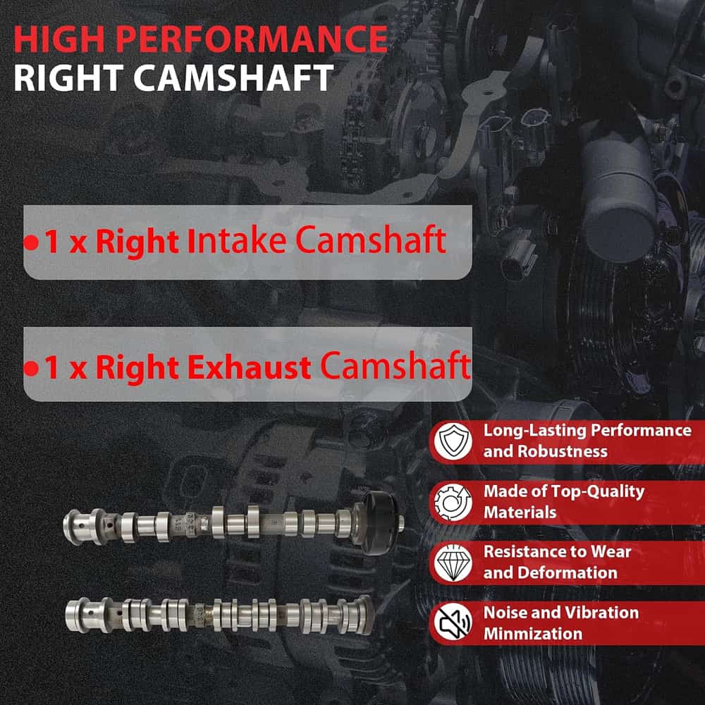 3.6L Pentastar Left Intake & Exhaust Camshaft OE 05048029AD 5047912AD
