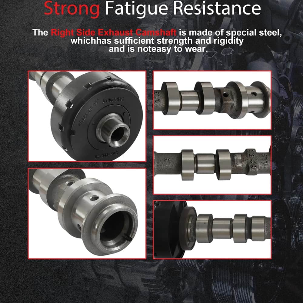 Left camshaft for 2016-2026 3.6L Pentastar V6, resolve ticking noise and misfire, direct bolt-on install. 1-Year Warranty & Free Shipping.
