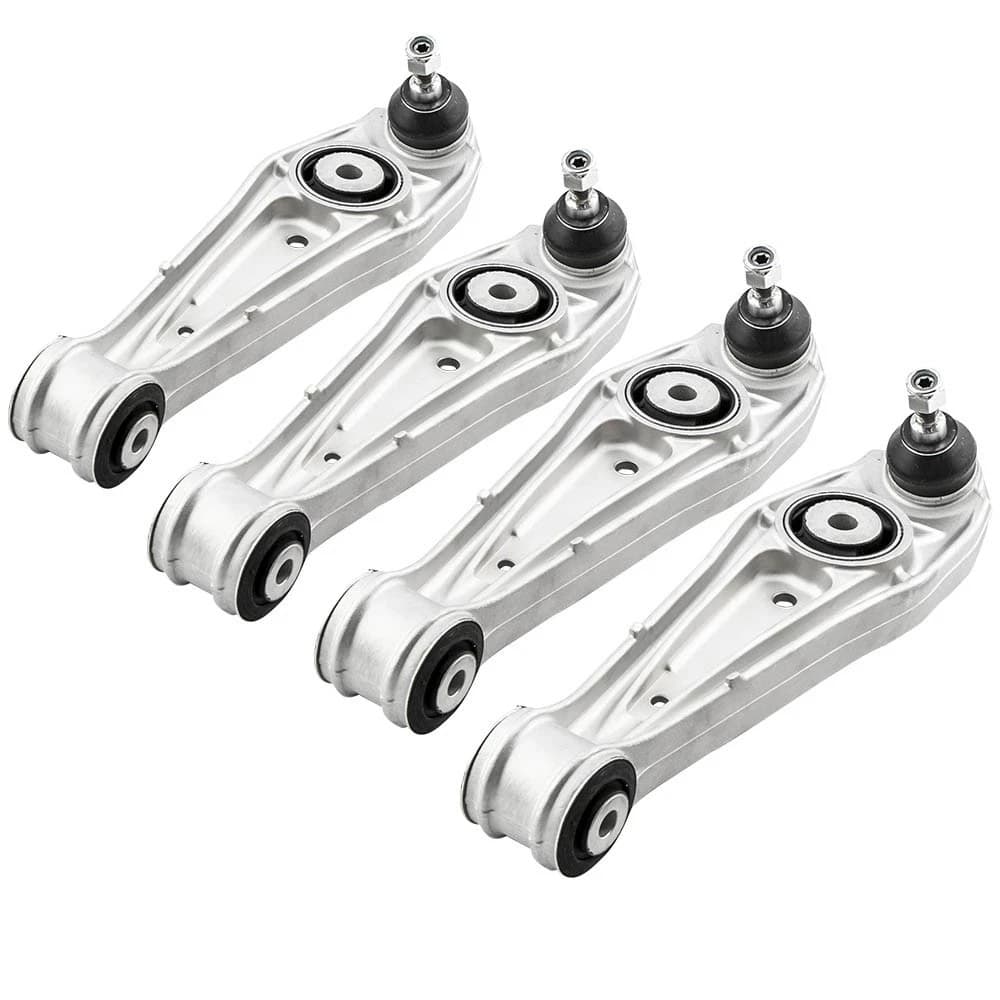 4‑piece kit: front & rear lower control arms, left & right sides