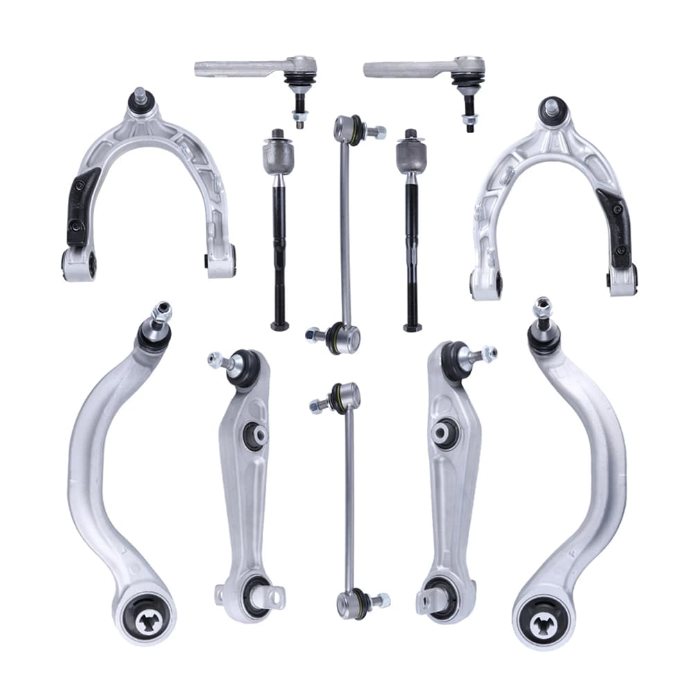 Tesla Model 3 12‑Piece Front Suspension Control Arm Tie Rod End & Sway Bar Link Kit For Tesla Model 3 Model Y