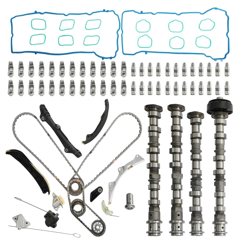 Engine Camshafts Kit Rockers Arm Lifters Timing Chain Kit