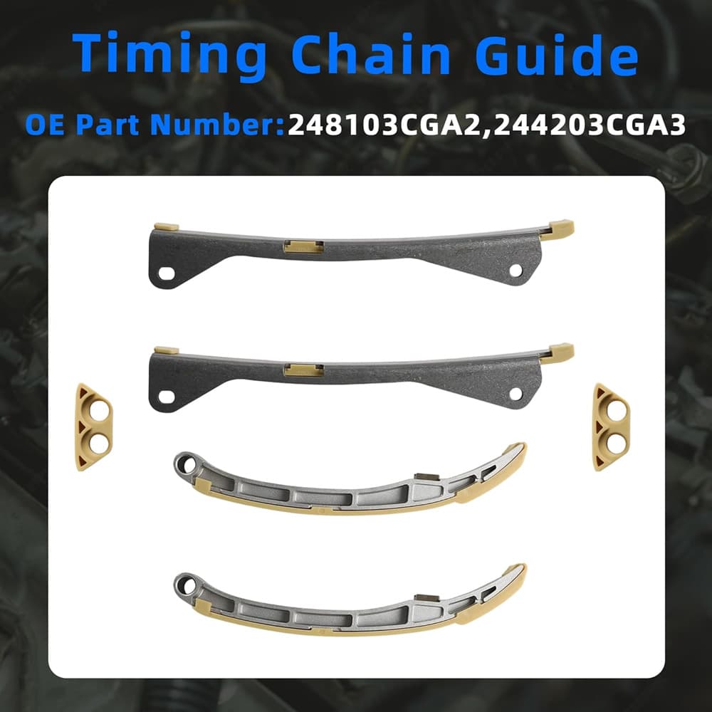 3.3L Timing Chain Guide Rail Set Replacement Parts For Hyundai G4DJ Engine Repair

