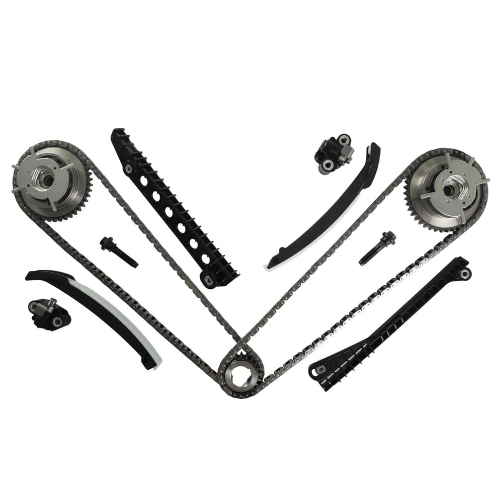 Timing chain kit oil pump water pump assembly for 2004‑2014 Ford F150 Lincoln Mark LT 5.4‑liter 3‑Valve V8 engine rebuild