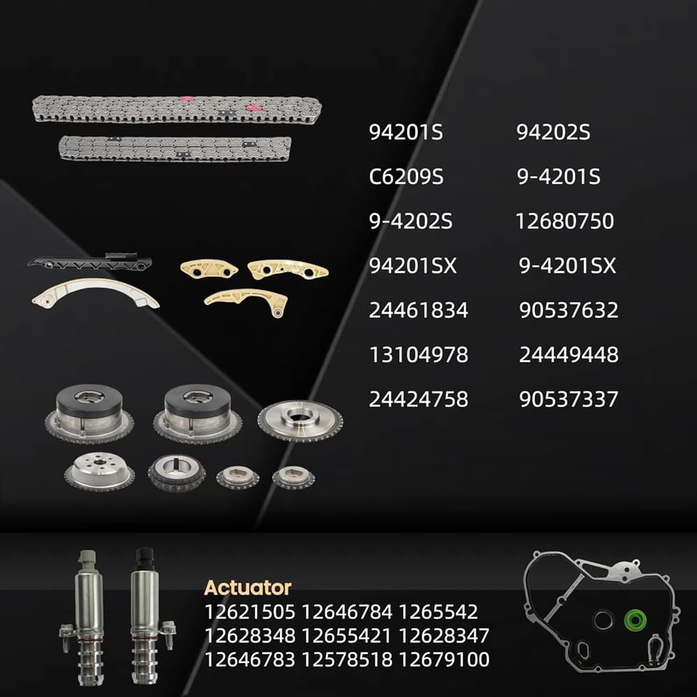 Fix overheating, gasket leaks and VVT errors, OEM matching parts, 1-year warranty + free shipping
