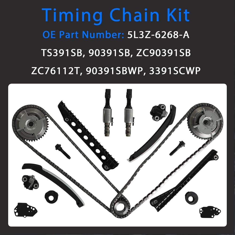 5.4L 3V Triton Timing Chain Kit and Camshaft for Ford F150 Lincoln Navigator 2005-2010
