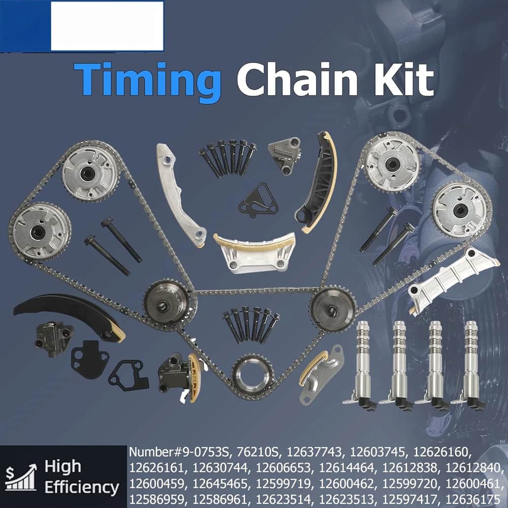 Camshaft Oil Water Pump Timing Chain Kit GM High Feature 3.0L 3.6L V6 GMC Chevy Cadillac Buick