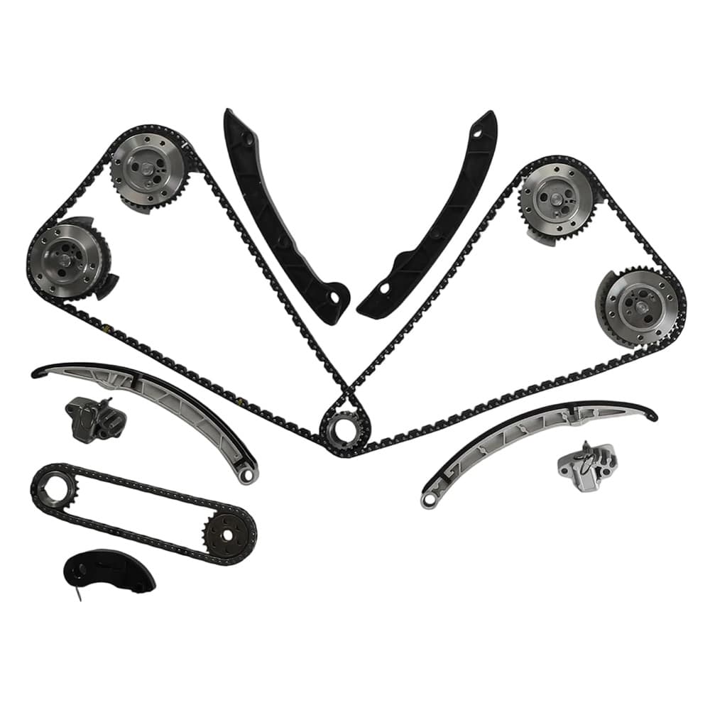 Professional Upper Engine Timing Chain Repair Kit for Land Rover 5.0L V8 Supercharged with VVT Gaskets & Bolts