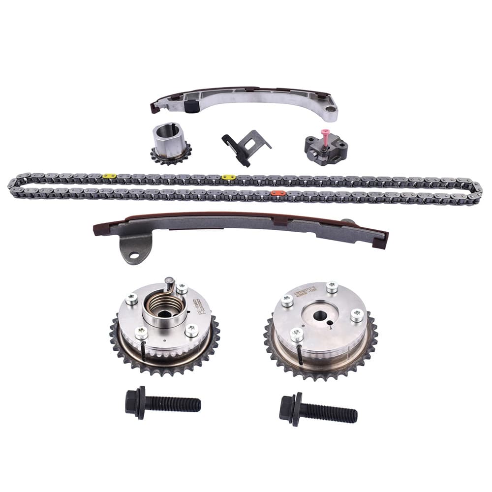 Replacement Timing Chain & VVT Sprocket Kit for 2009-2014 Toyota 2.5L 2.7L 4-Cylinder – Direct Fit for Camry RAV4 Highlander Sienna