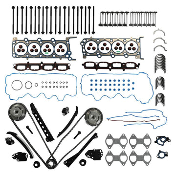 6.4L Hemi Full Rebuild Kit Timing Chain Head Gasket Piston Conrod Bolt For Dodge Jeep Ram Chrysler 2012-2020
