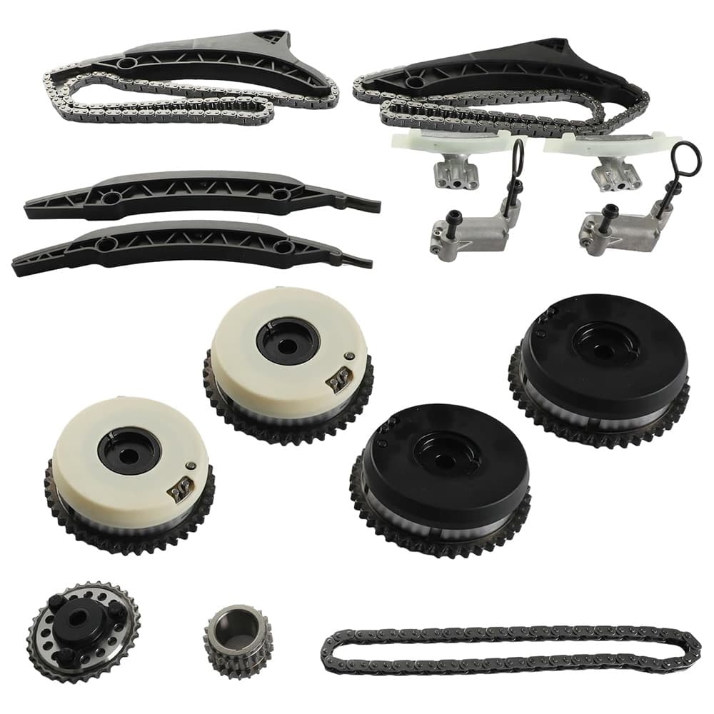 4.4L N63B44 V8 Full Engine Rebuild Kit suits BMW 550i, 650i, 750Li, X5, X6, contains timing chain, VVT sprockets, pistons, connecting rods and head gasket for engine maintenance repair