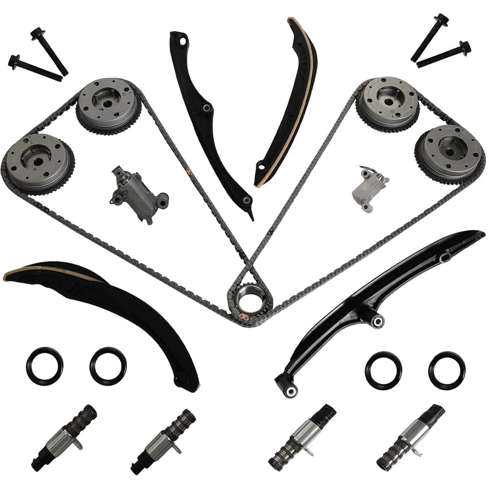 Timing Chain VVT Phasers Gear Kit For Ford Lincoln 3.5L V6 F-150 Expedition Navigator 2017-2022