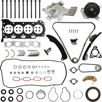 Toyota 1.8 2ZR-FE Full Gasket Kit With Water And Oil Pump Timing Chain Kit 