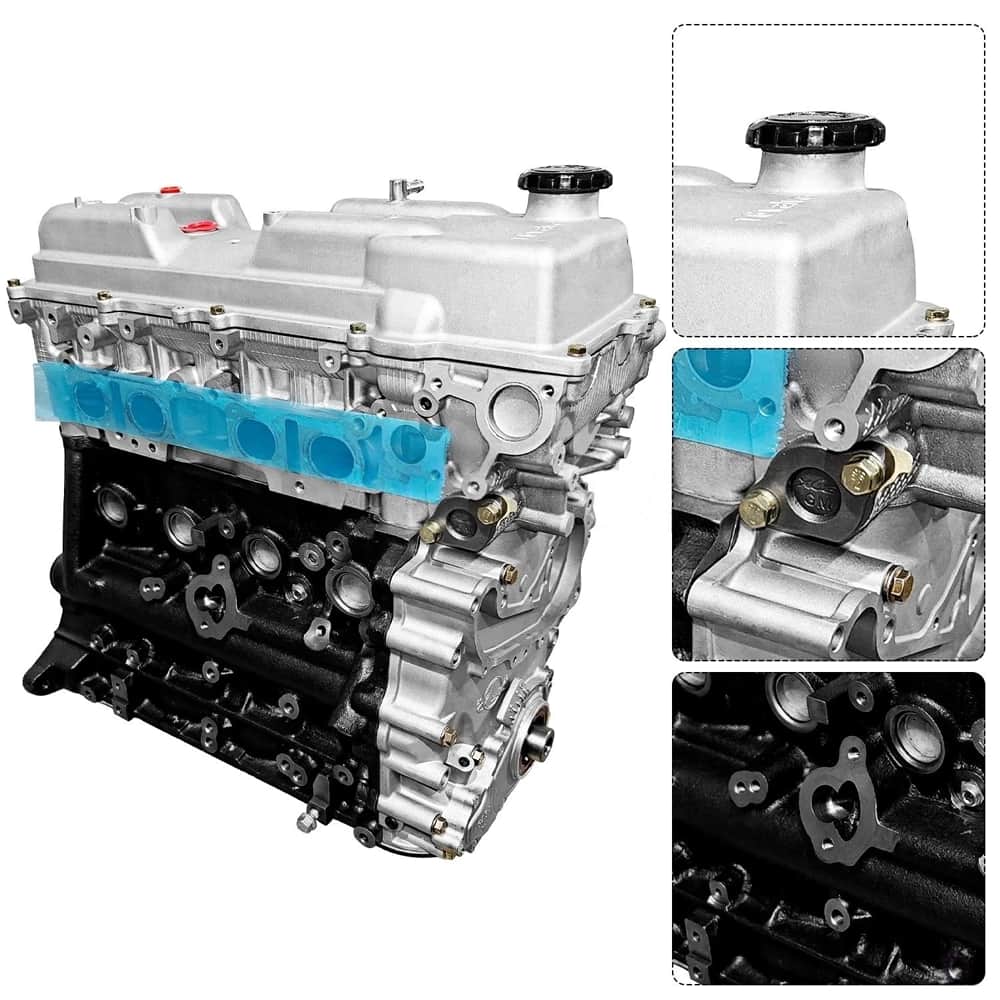 Toyota 2.7 3RZFE Long Block Engine Assembly 